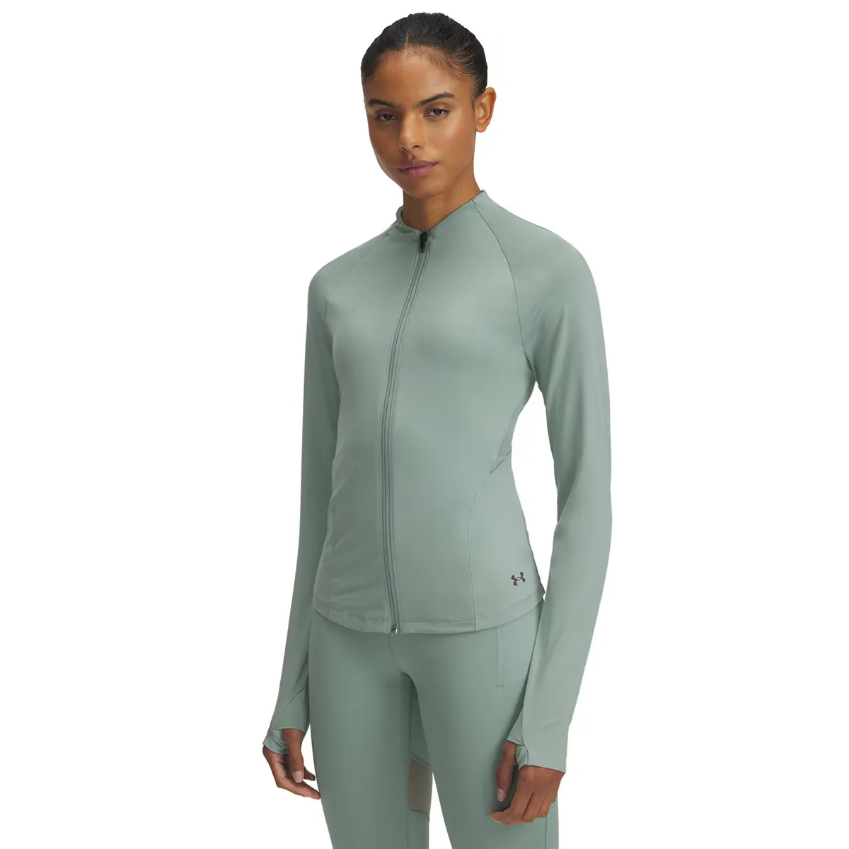 

Футболка женская Under Armour Vanish Elite Vent FZ, зеленый