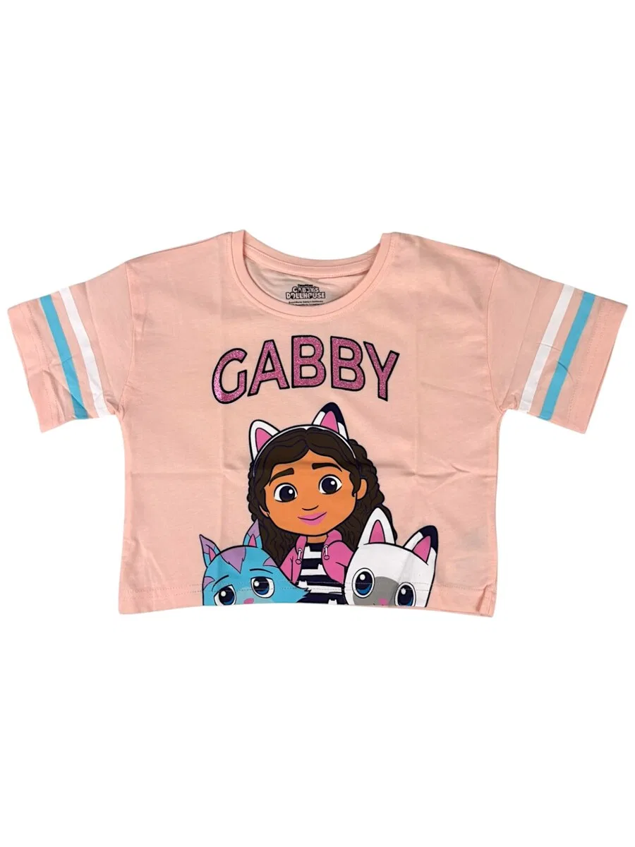 Футболка Gabby's Dollhouse 'Gabby´s Dollhouse Crop Top', цвет розовый