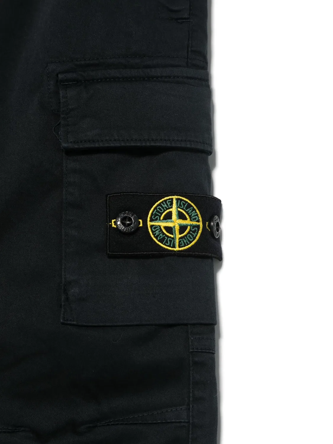 Штаны-карго с компасным значком Stone Island, синий — фото 2