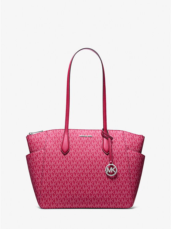 

Сумка-Тоут Marilyn среднего размера с фирменным логотипом Michael Kors, красный