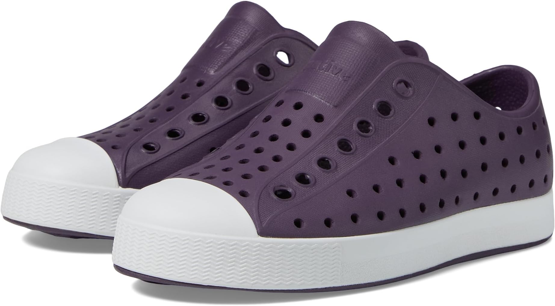 

Кроссовки Native Shoes Kids Jefferson, Velvet Purple/Shell WhiteSee Less