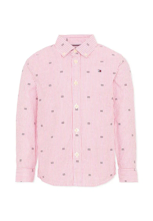 Рубашка хлопковая Striped Tommy Hilfiger красный