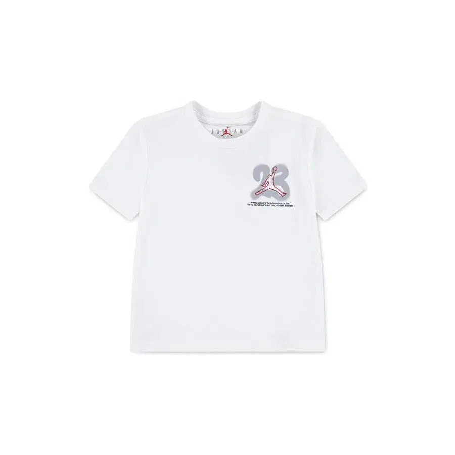 Детская футболка с принтом Jordan 23 Throw Up Nike, Белый
