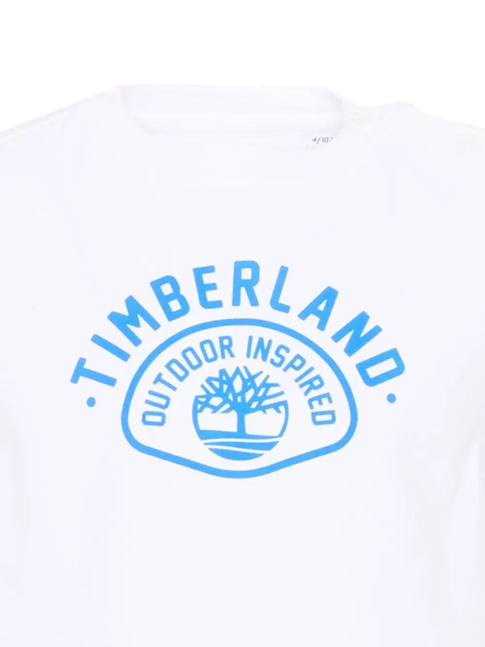 Хлопковый спортивный костюм с логотипом Timberland Kids, синий — фото 3