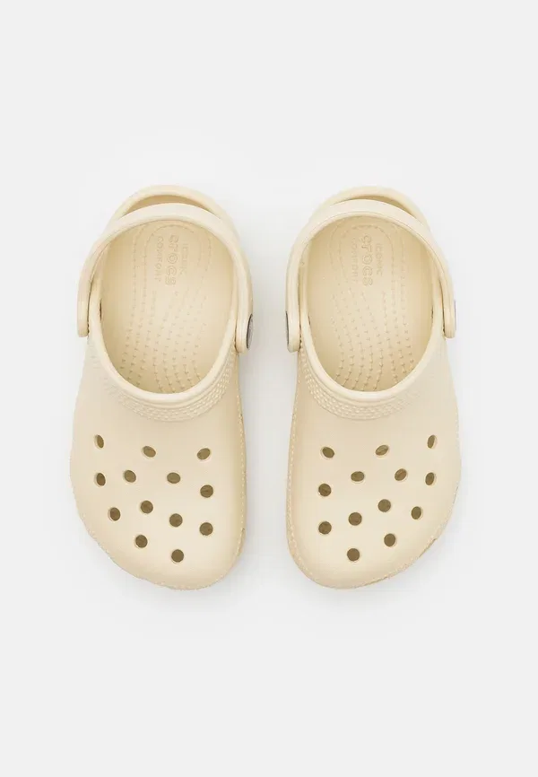Классические сабо унисекс Crocs, слоновая кость — фото 4