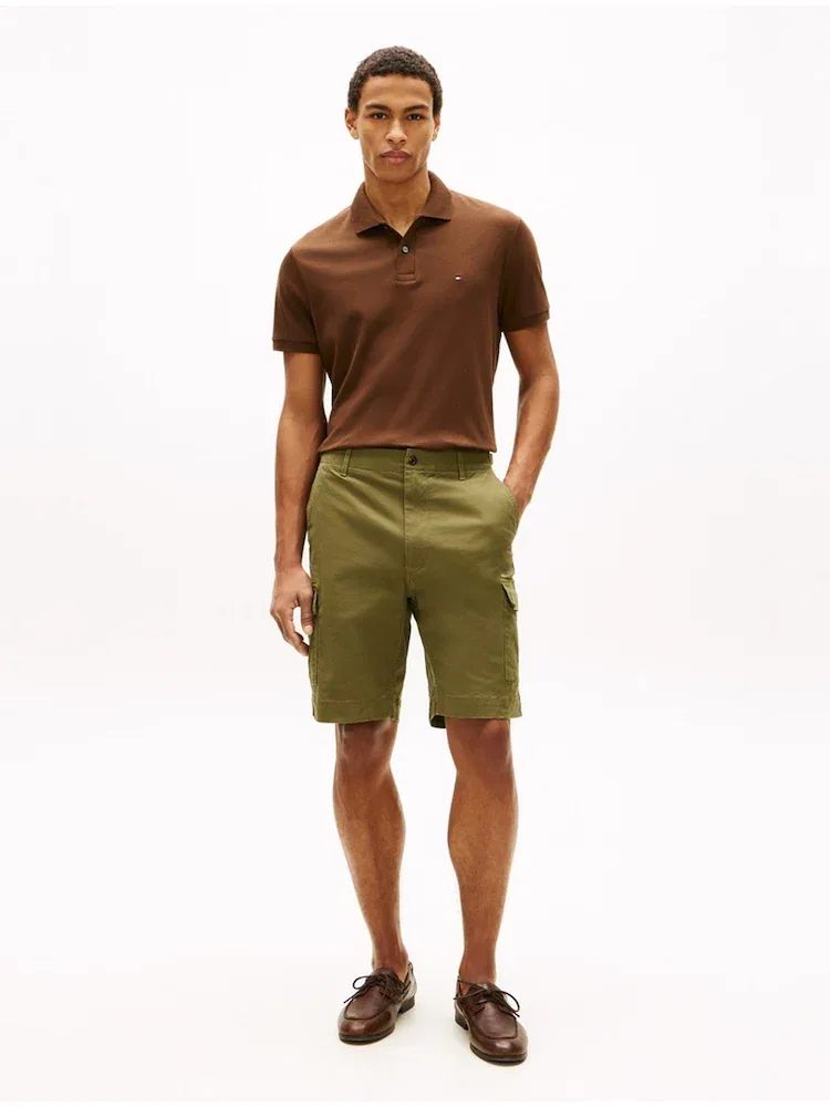 Шорты карго твил TOMMY HILFIGER, Khaki