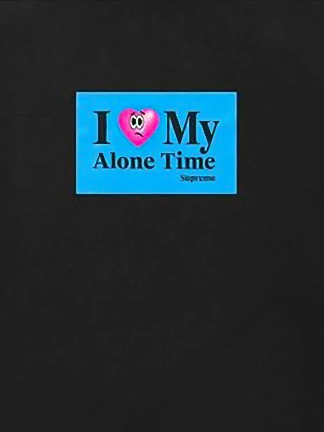 Футболка Alone Time Supreme, черный — фото 2