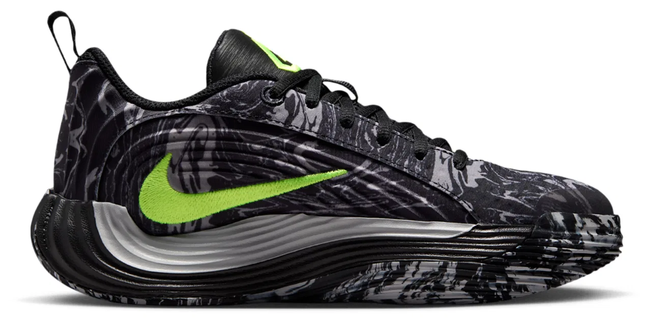 Детские кроссовки для мальчиков с высоким отскоком Giannis Immortality 5 Nike, Black Volt Light Smoke Grey