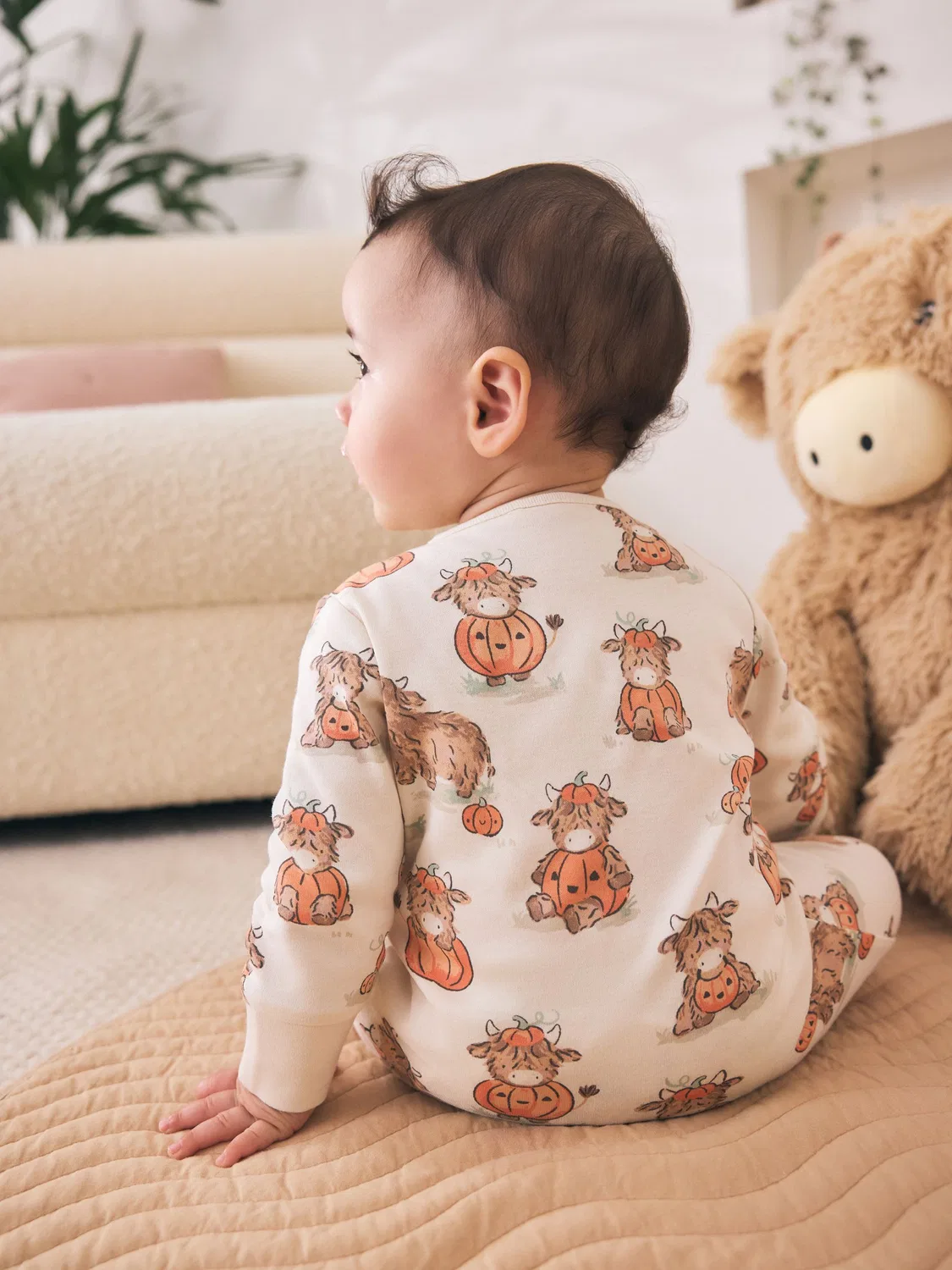 Нейтральный детский комбинезон Hamish для Хэллоуина (0 мес.-2 года) Next, Neutral Halloween Hamish — фото 2
