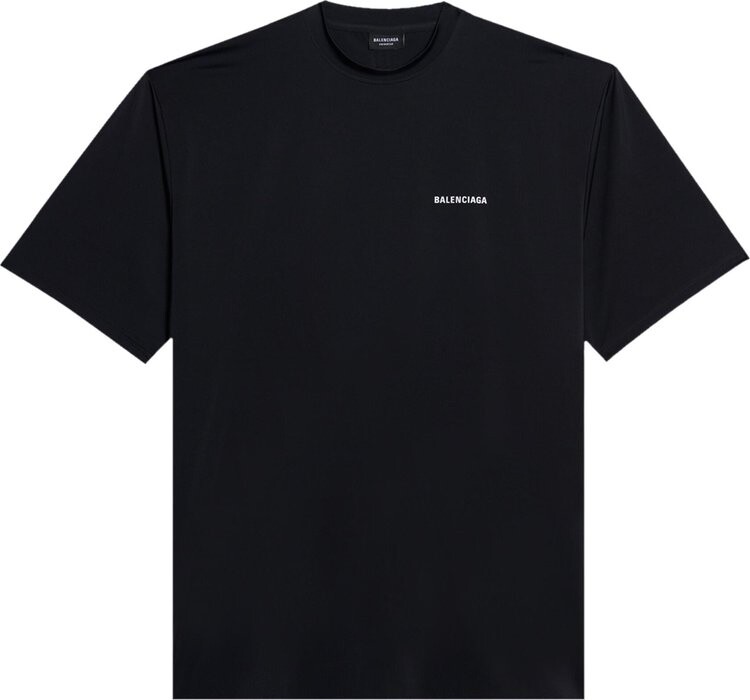 

Футболка Balenciaga Swim T-Shirt Flame, черный