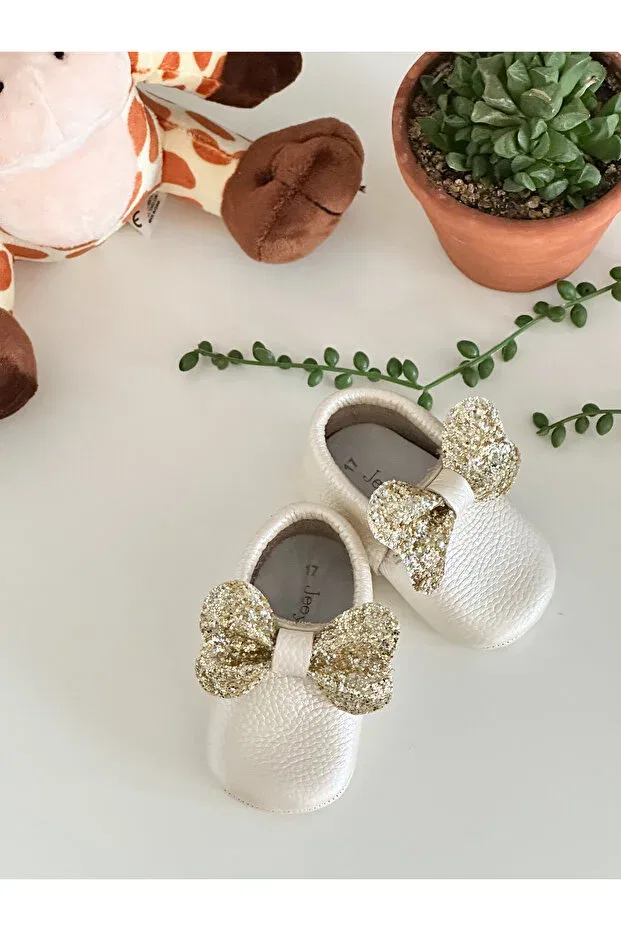 Детские лоферы из натуральной кожи для мальчиков Li Puna, Beige