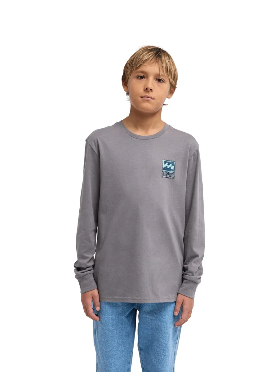 Топ BILLABONG "Stamp" серого цвета