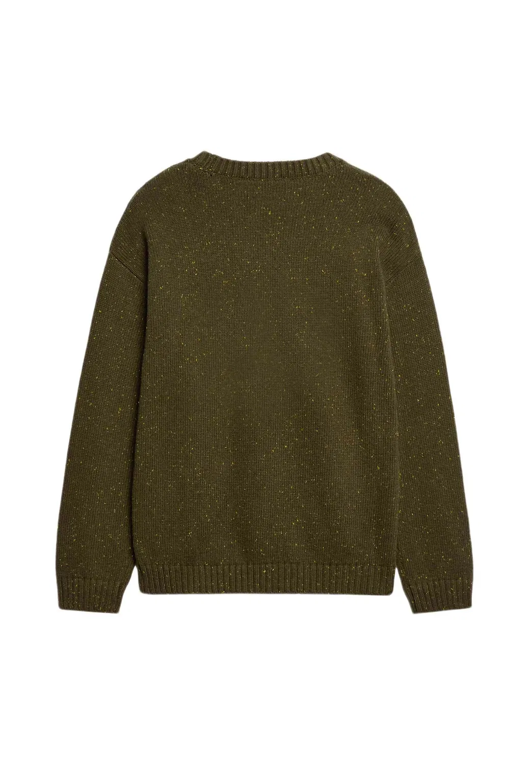 Вязаные сентябрьские истории... унисекс - джемпер Marks & Spencer, Khaki — фото 2
