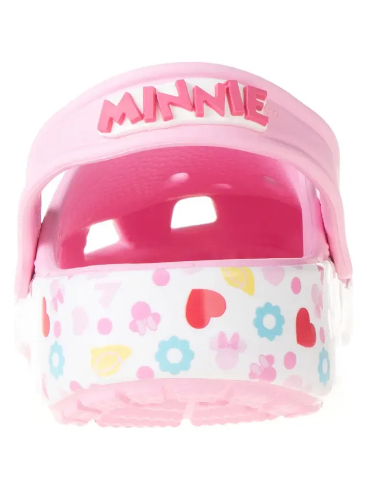 Сабо с принтом Mickey Friends Minnie Crocs, розовый — фото 3