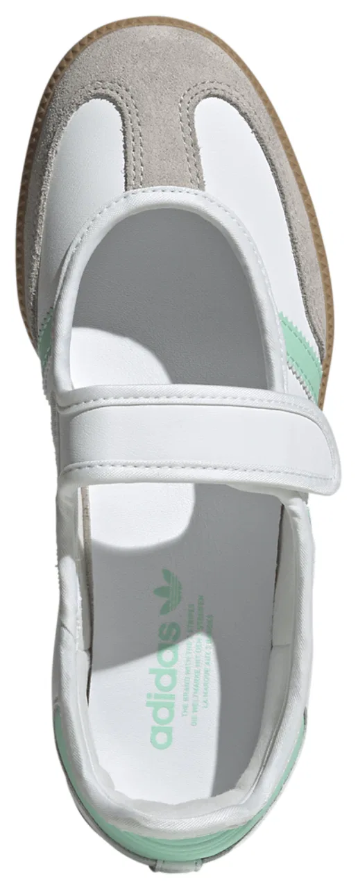 Кроссовки для девочек Samba Jane Adidas, цвет Easy Green/Ftwr White — фото 4