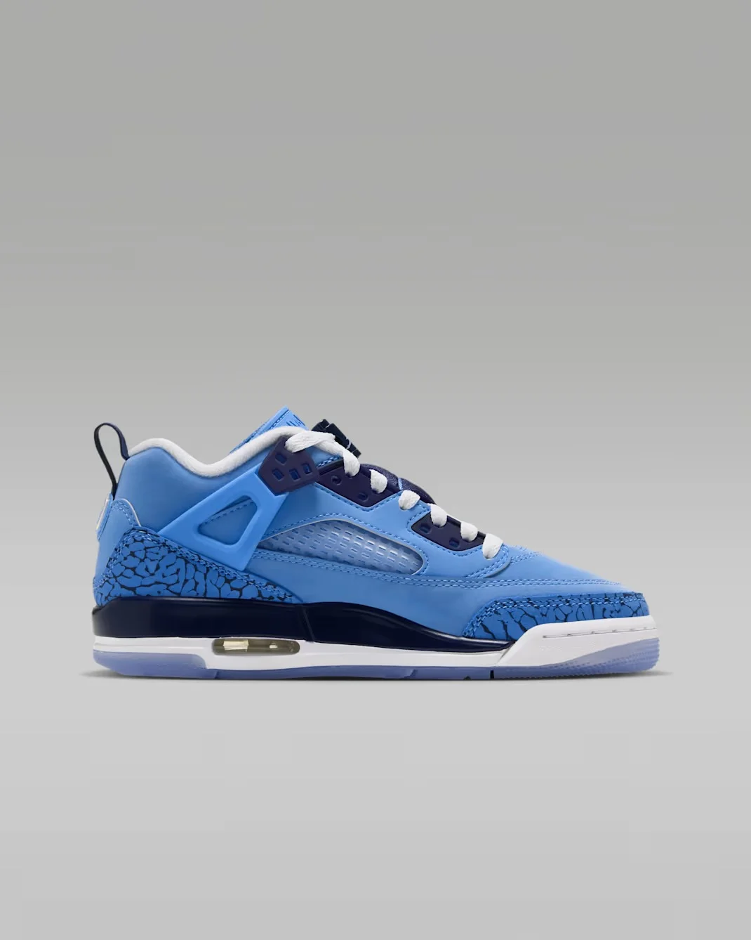 Кроссовки детские Nike Jordan Spizike Low, синий/белый — фото 2
