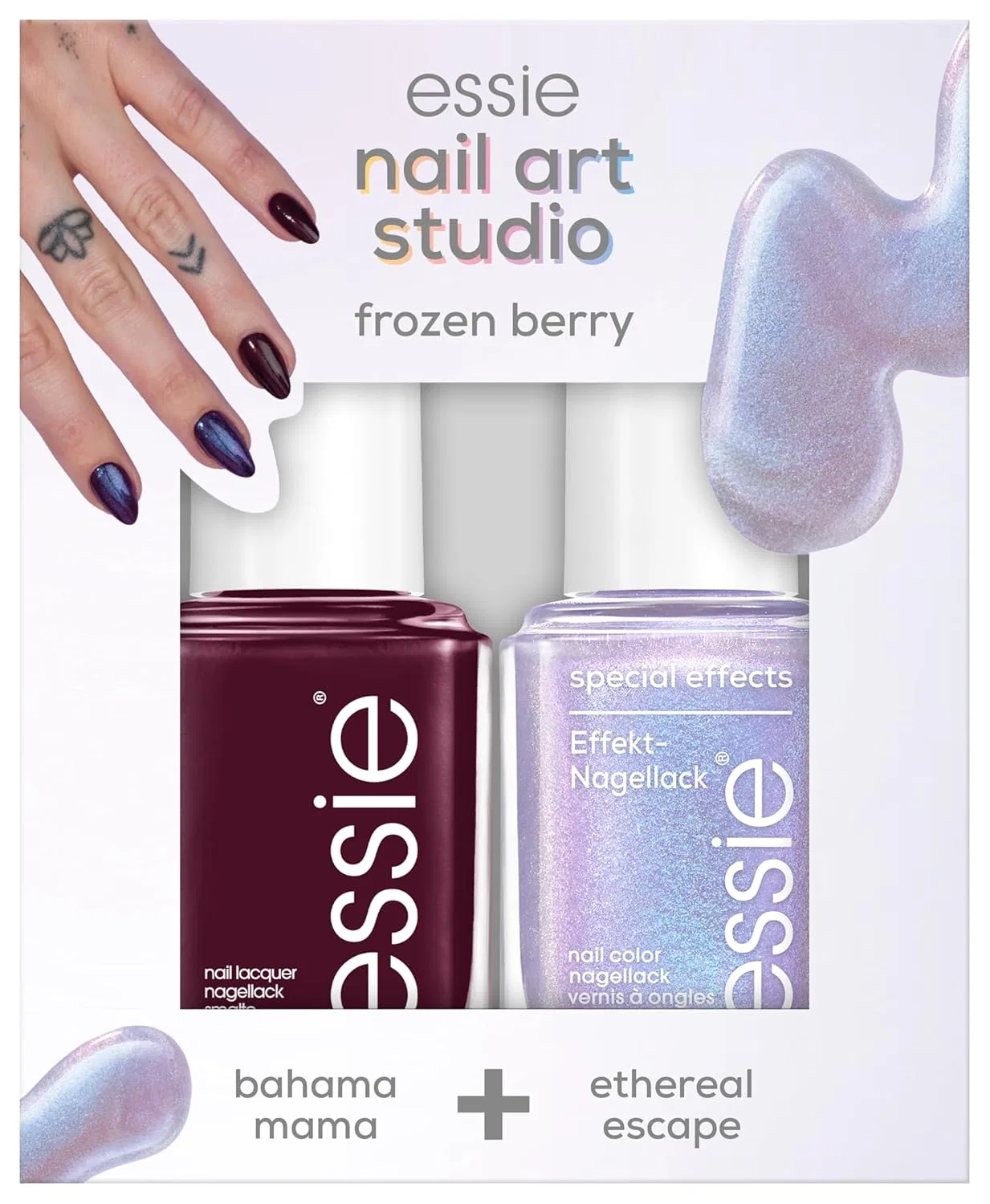 Набор для нейл-арта Essie Nail Art Studio Set Frozen Berry Essie