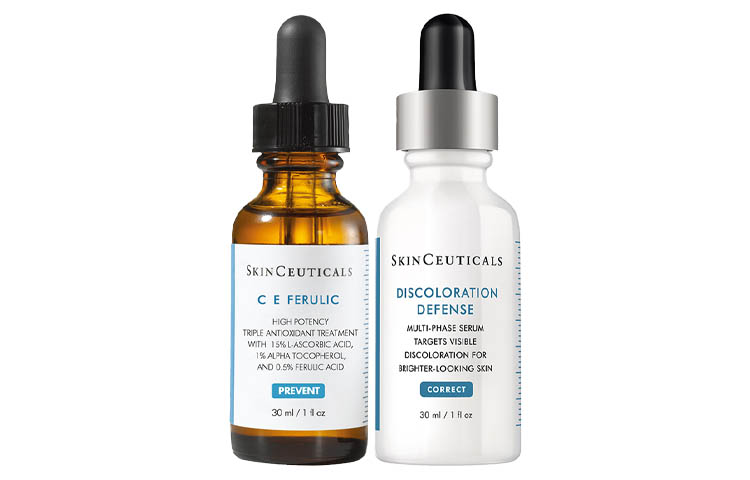 Набор для ухода за кожей XIULIKE CF/CE+Dark Spot Lightening Brightening Bottle, осветляющий, увлажняющий, антиоксидантный, 30мл+30мл SKINCEUTICALS — фото 3