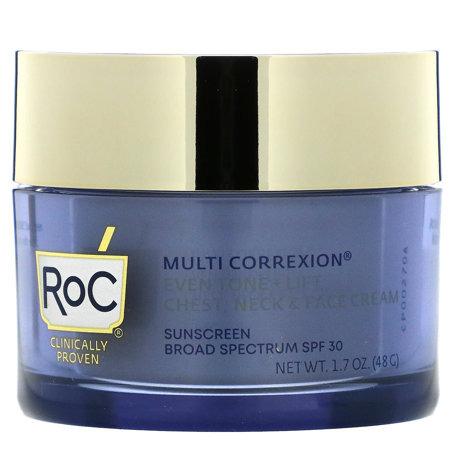 

Multi Correxion, Ровный тон + Подтяжка, Крем 5 в 1 для груди, шеи и лица, SPF 30, 1,7 унции (48 г) RoC