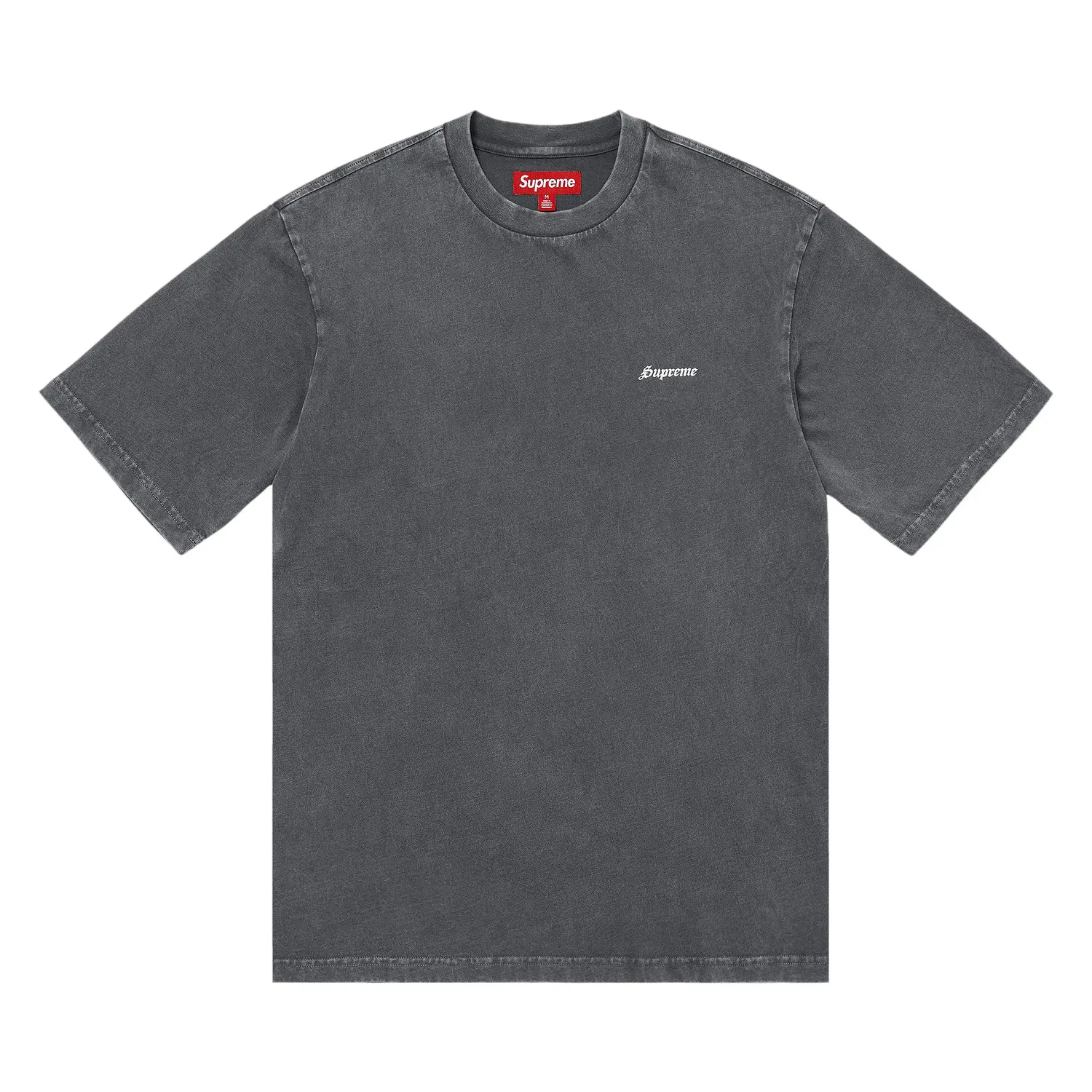 Футболка Supreme с коротким рукавом, выстиранная, черный