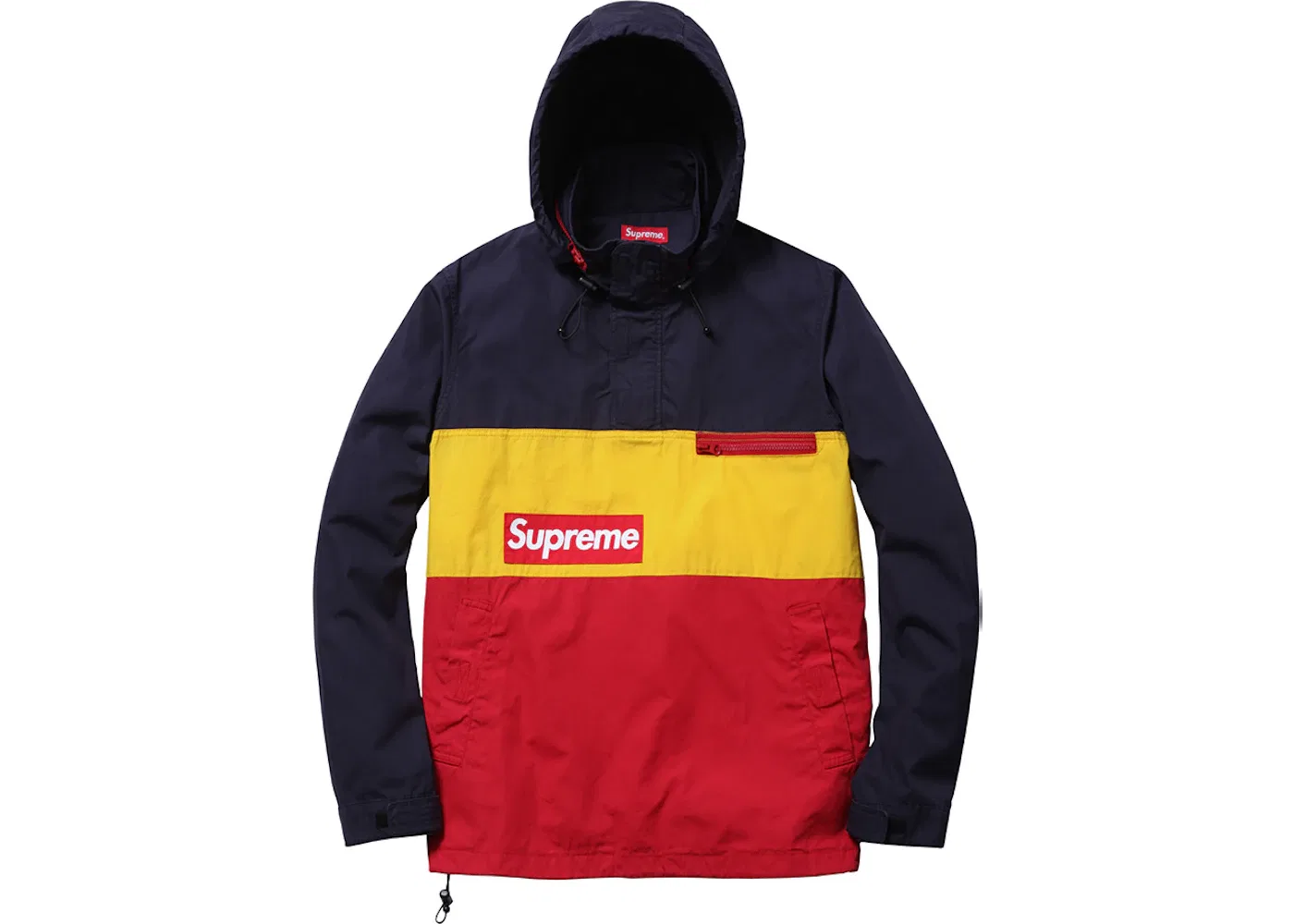 Мужской анорак Supreme F1 Pullover, темно-синий
