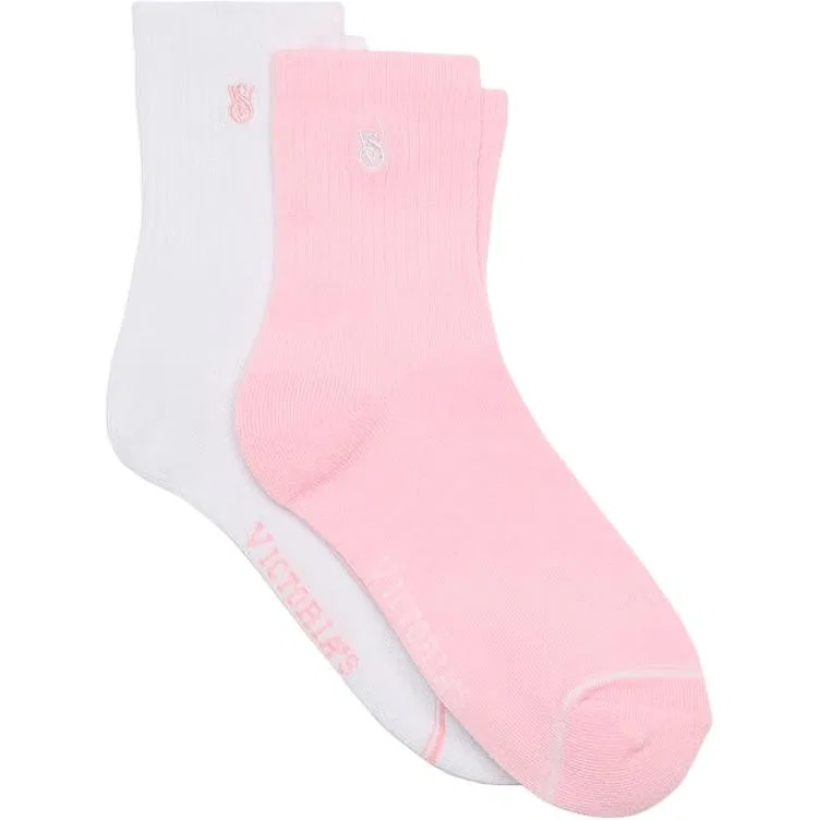 Женские носки с длинным голенищем, комплект из 2 пар, Victoria's Secret, 4YXY 2 Pack