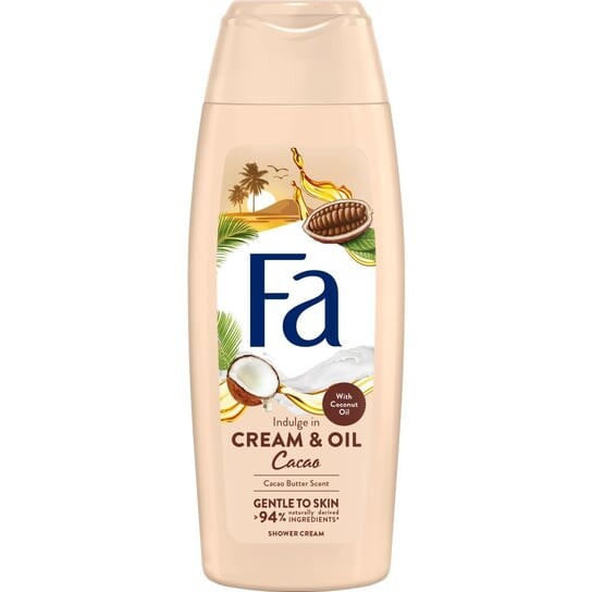 

Гель для душа какао и кокос, 250 мл Fa, Cream & Oil