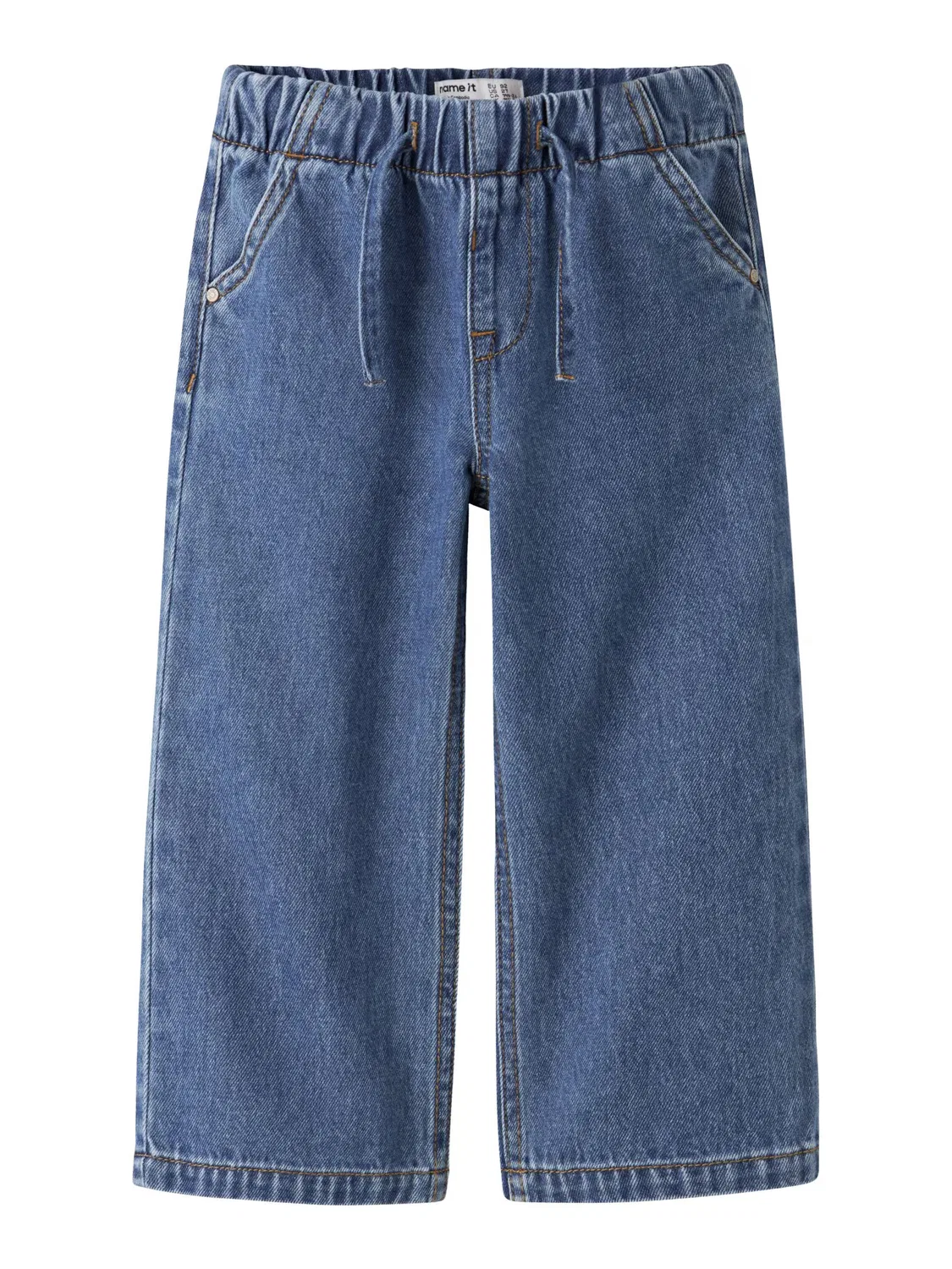 Джинсы с широкими штанинами Name It, Blue Denim