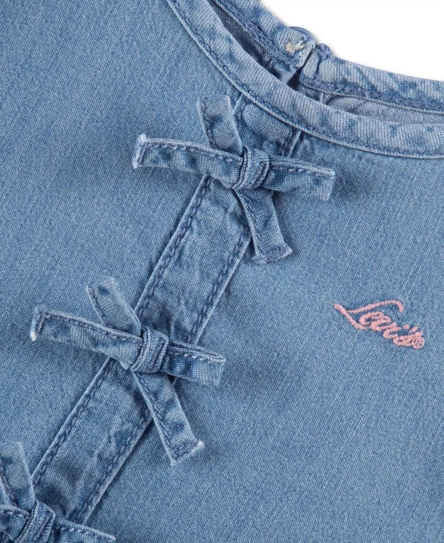 Платье-пузырь с коротким рукавом, комплект из 2 предметов Levi's, Blue — фото 3