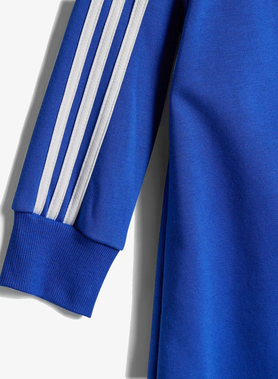 Боди-комбинезон из футера с длинным рукавом Infant Essentials 3-Stripes Adidas, синий — фото 4