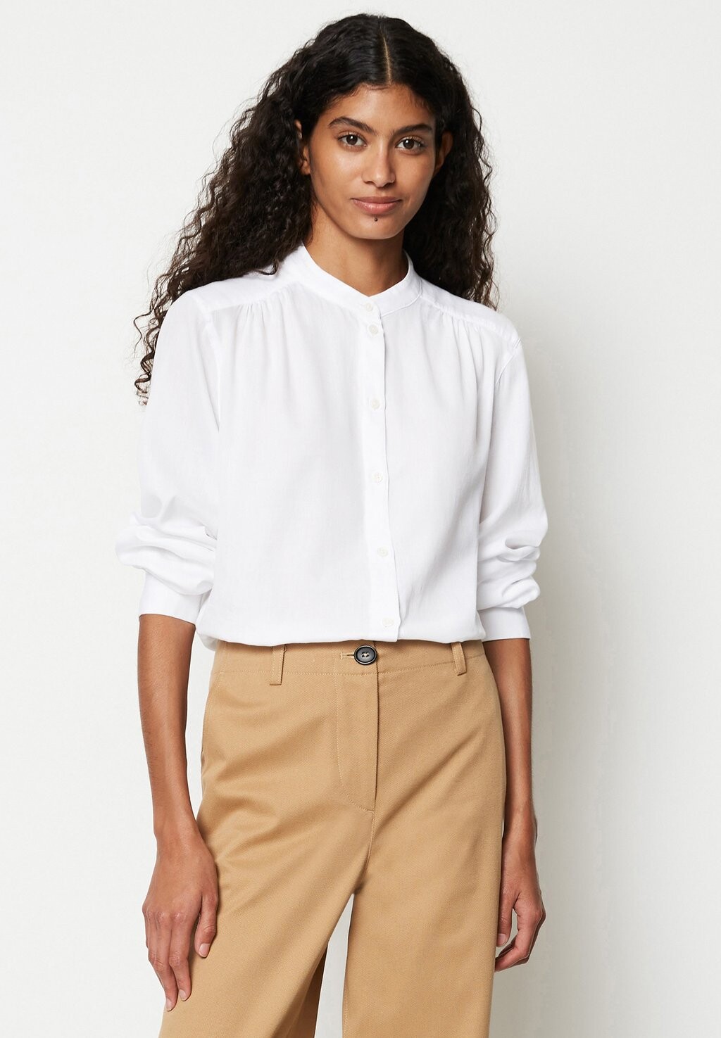 

Блузка-рубашка STEHKRAGEN RELAXED AUS SOFTEM Marc O'Polo, цвет white