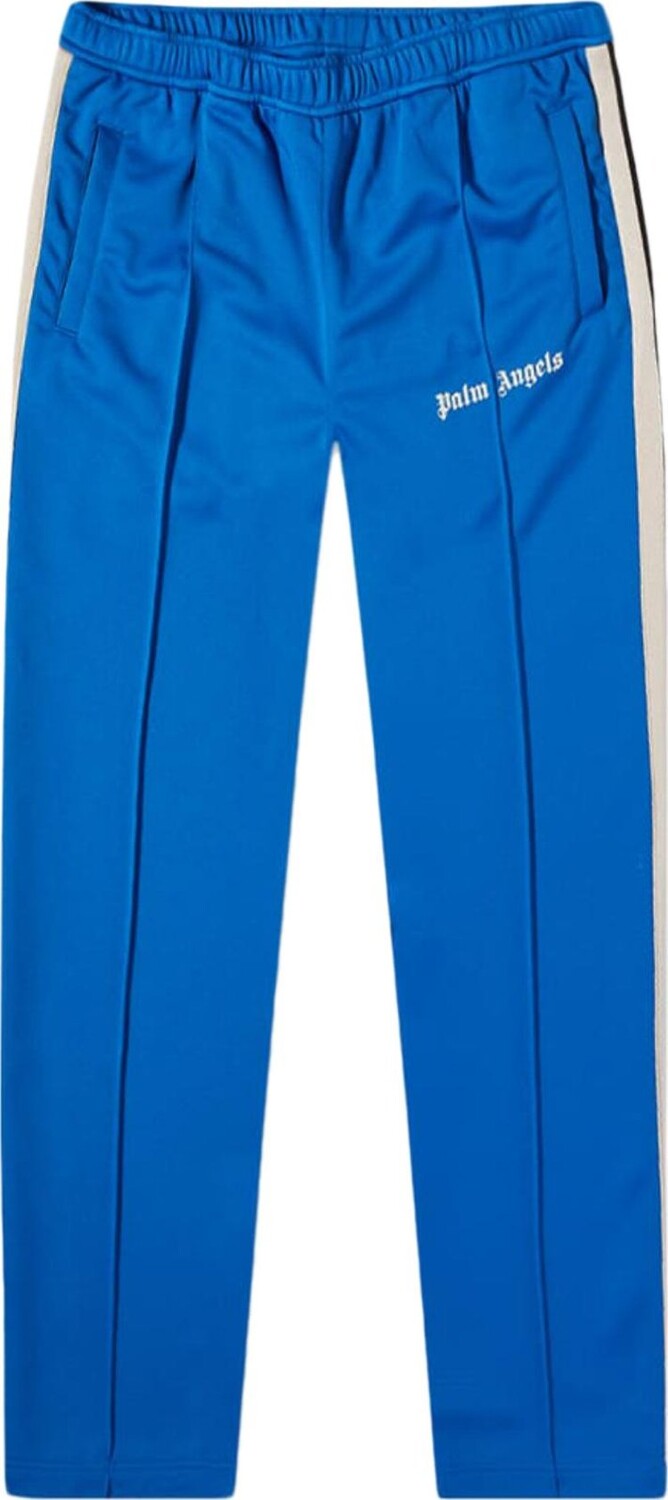 

Брюки Palm Angels Slim Track Pants 'Blue/Off White', синий