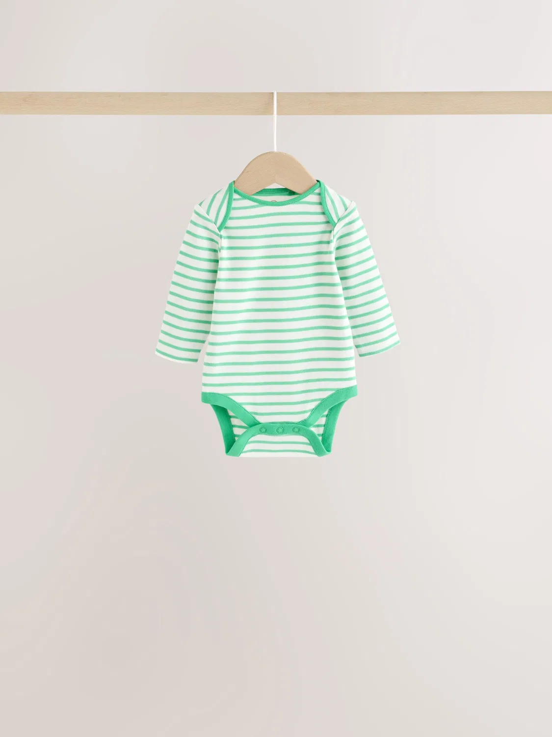Детские боди с длинными рукавами в яркую полоску (5 шт.) Next, Bright Stripe — фото 4