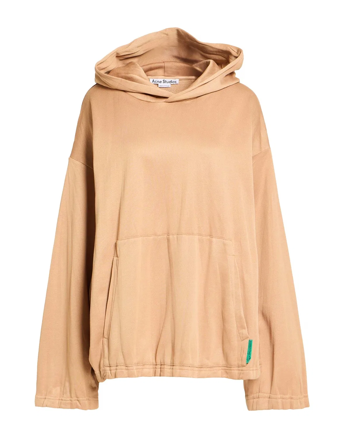 Женский свитшот из французского терье с капюшоном Acne Studios, бронзовый