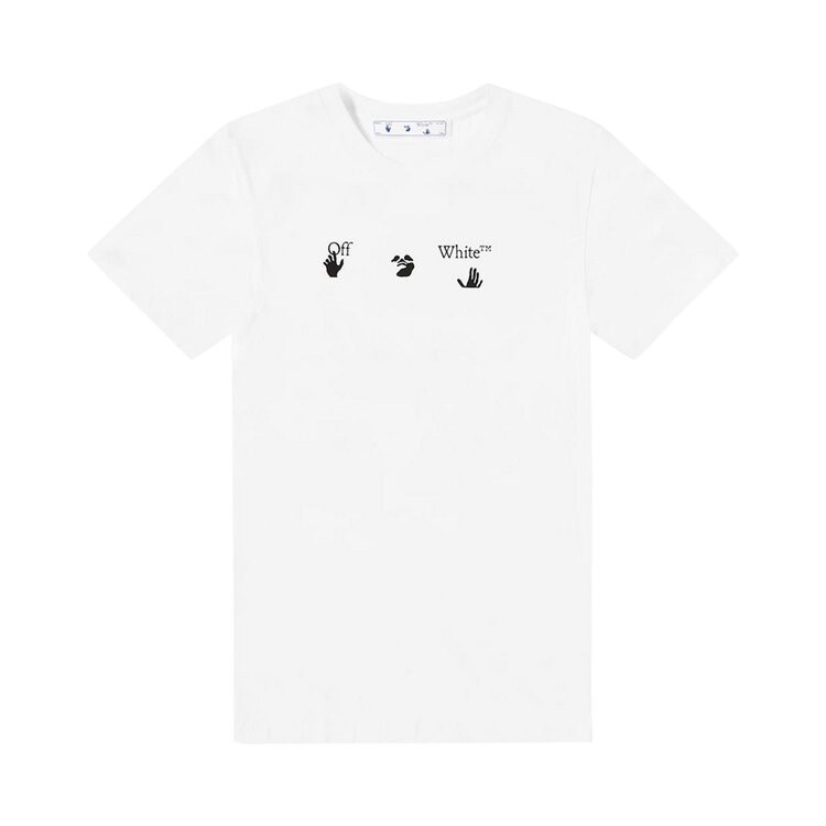 

Футболка Off-White World Peace Short-Sleeve T-Shirt 'White/Green', белый