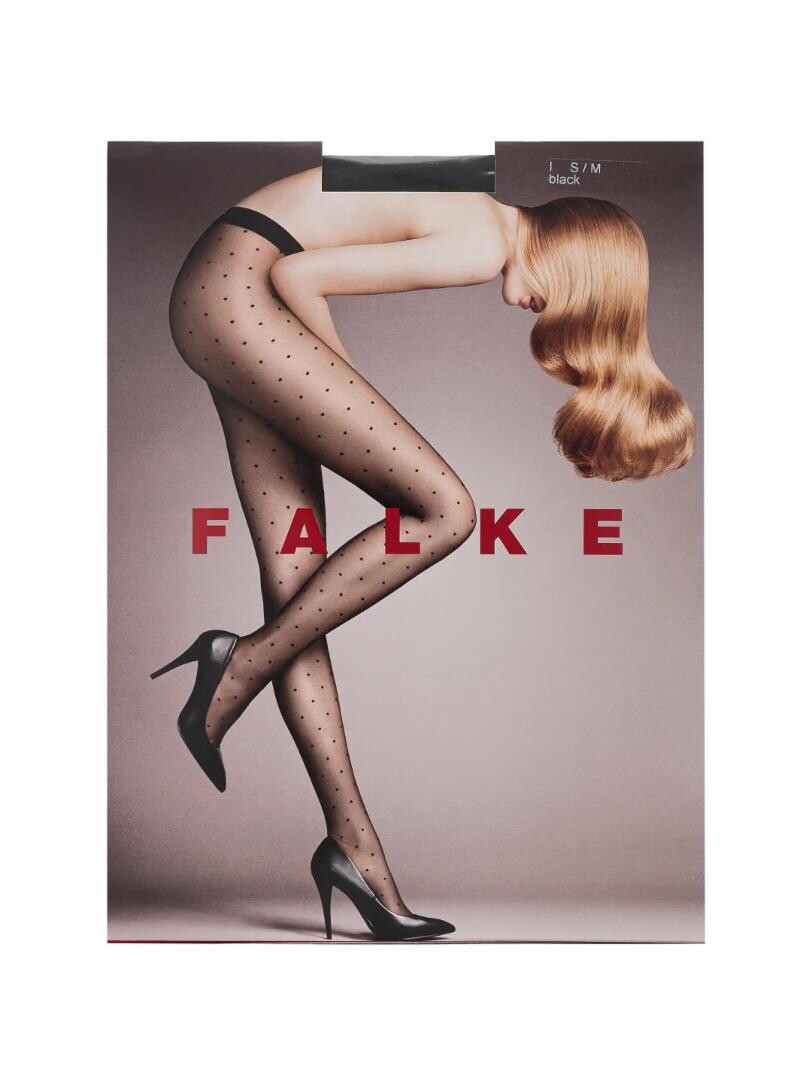 

Капроновые колготки в горошек Falke