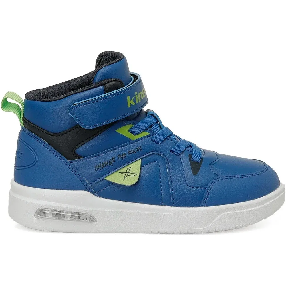 Детские кроссовки высокие с принтом Grene Hı P Saks Erkek Çocuk High Sneaker Kinetix