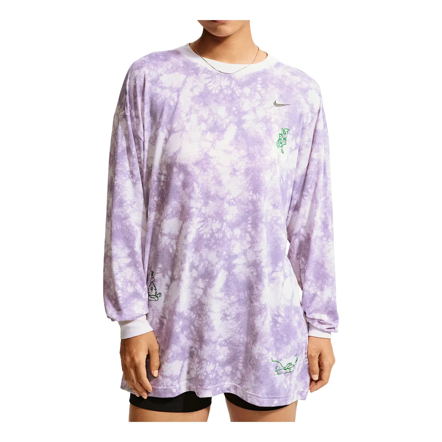 Женская футболка оверсайз Nike Sportswear Monarch Purple, фиолетовый