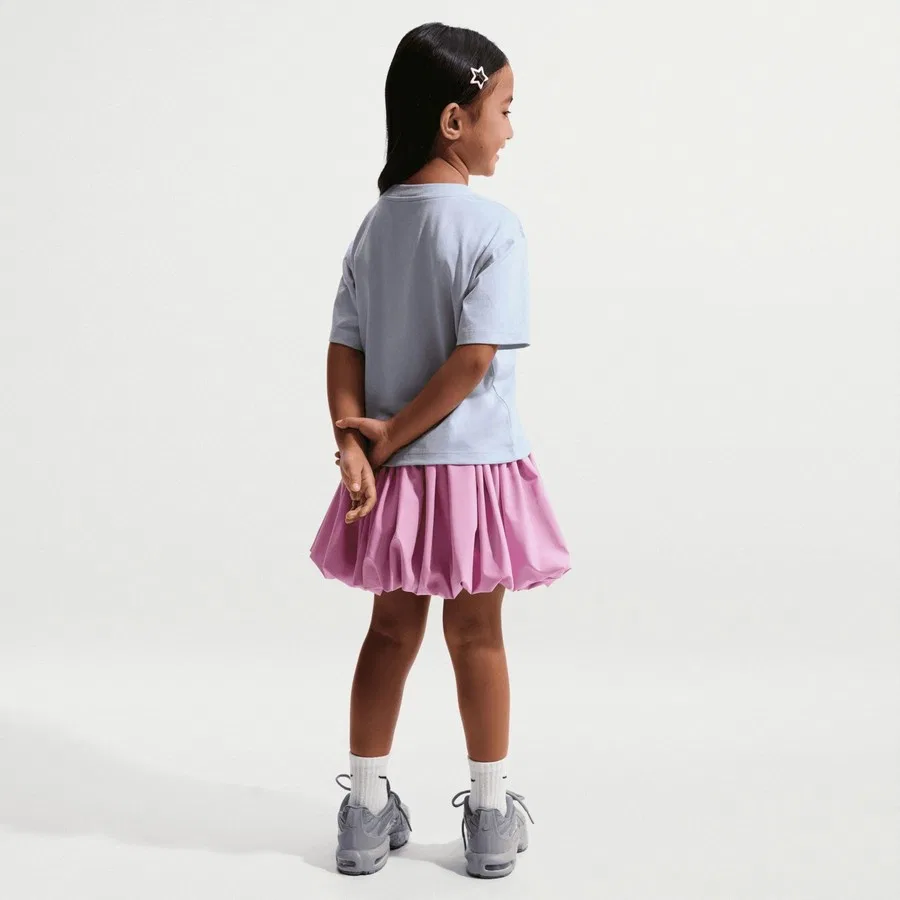 Детская футболка с длинным рукавом Lace It Up Nike, Синий — фото 2