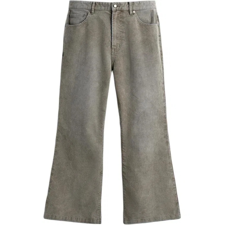 Женские брюки клеш Light Gray ZARA
