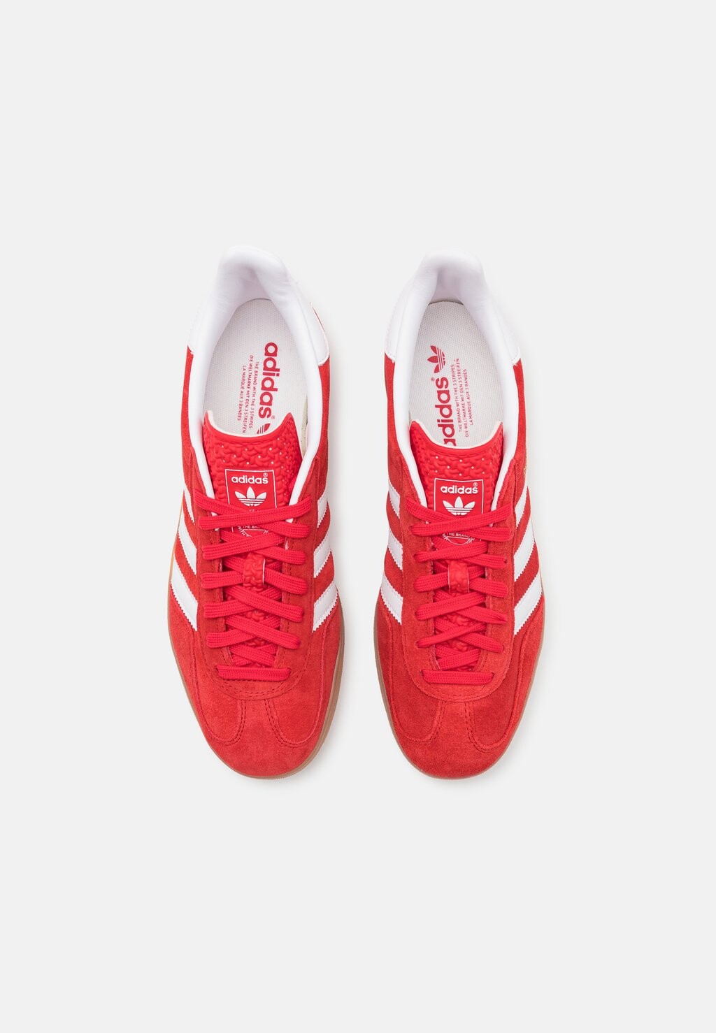Кроссовки на шнуровке GAZELLE INDOOR adidas, Бордо — фото 4