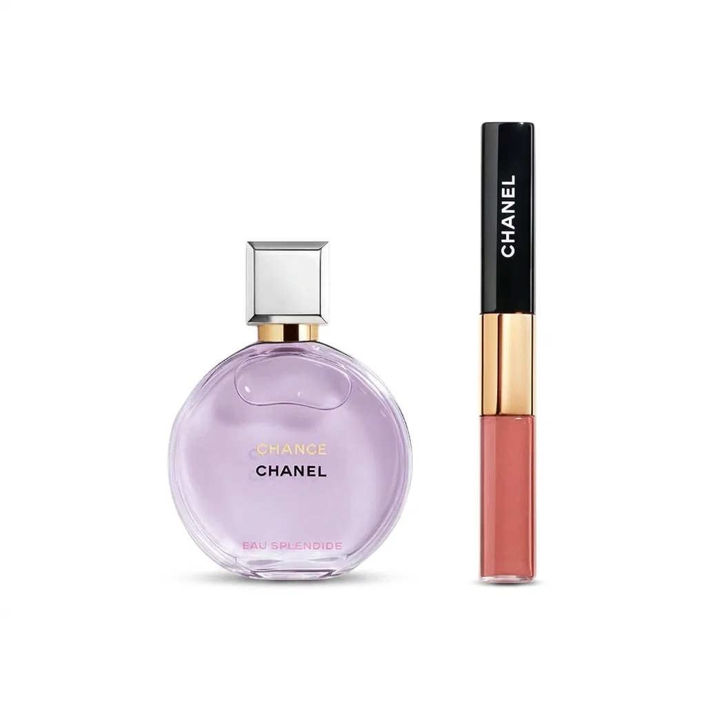 Женский набор парфюмерии с духами и помадой Encounter Dreamy CHANEL, Black