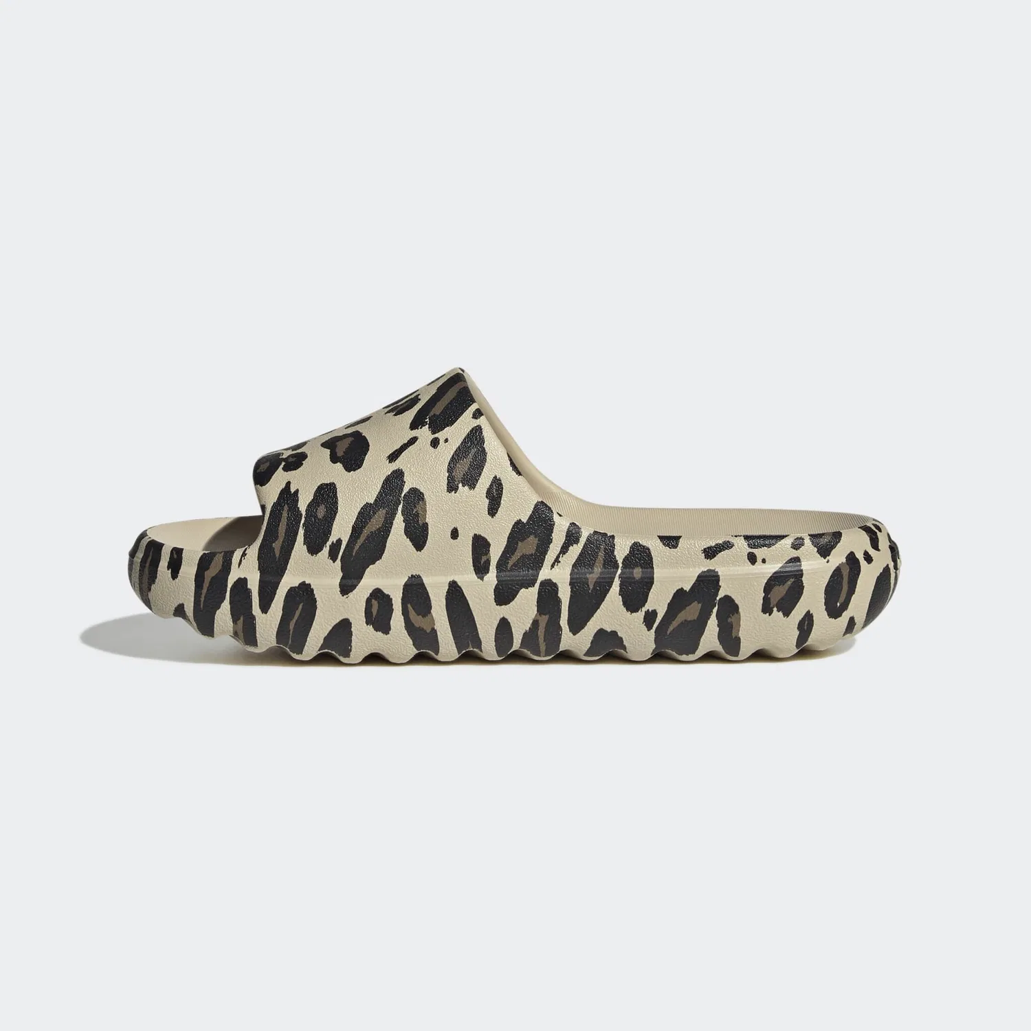 Детские шлепанцы с логотипом Adidas Sportswear, Crystal Linen/Core Black/Khaki Six — фото 3