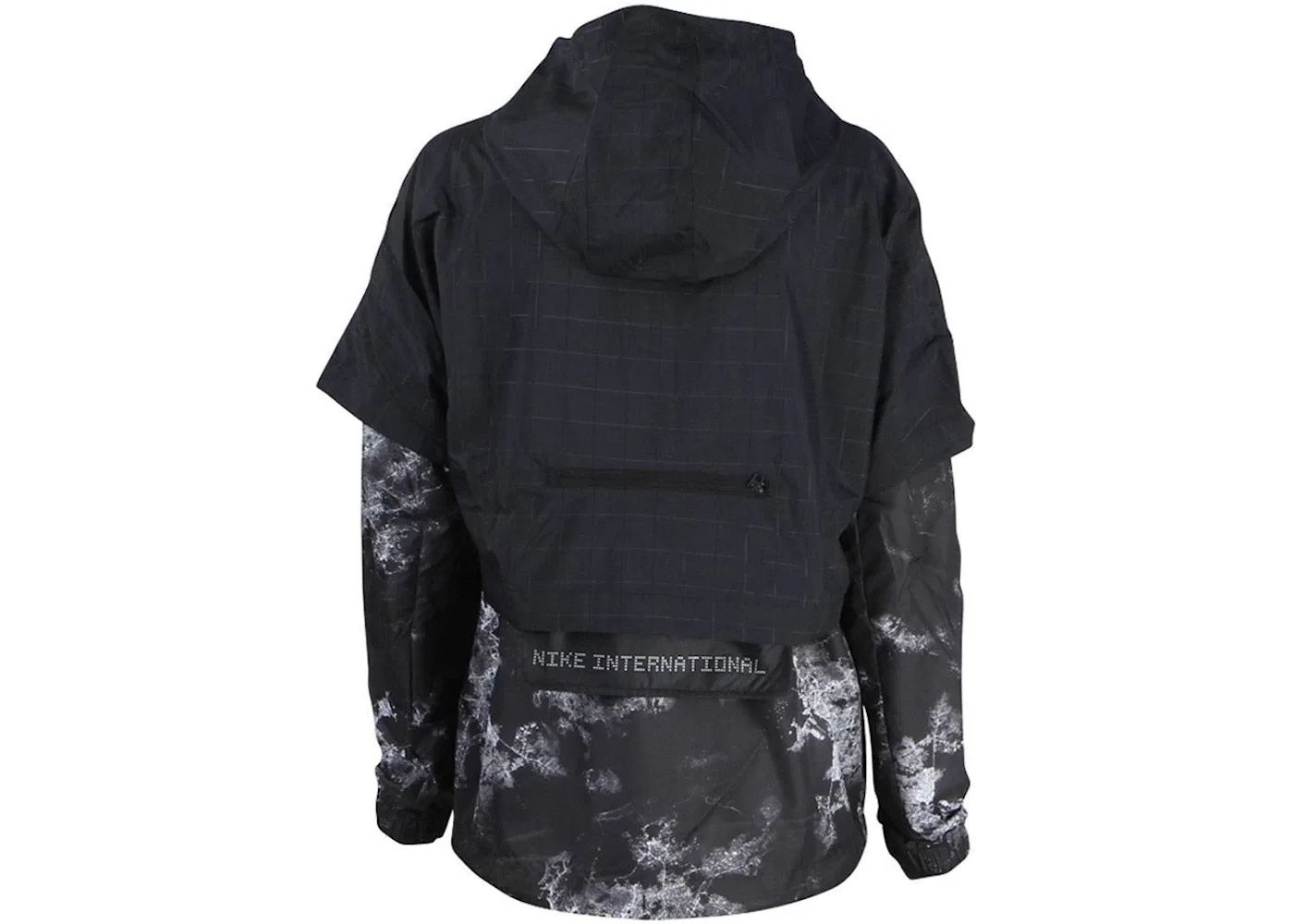 Женская ветрозащитная куртка с длинным рукавом Nike Sportswear Windrunner, Black — фото 2