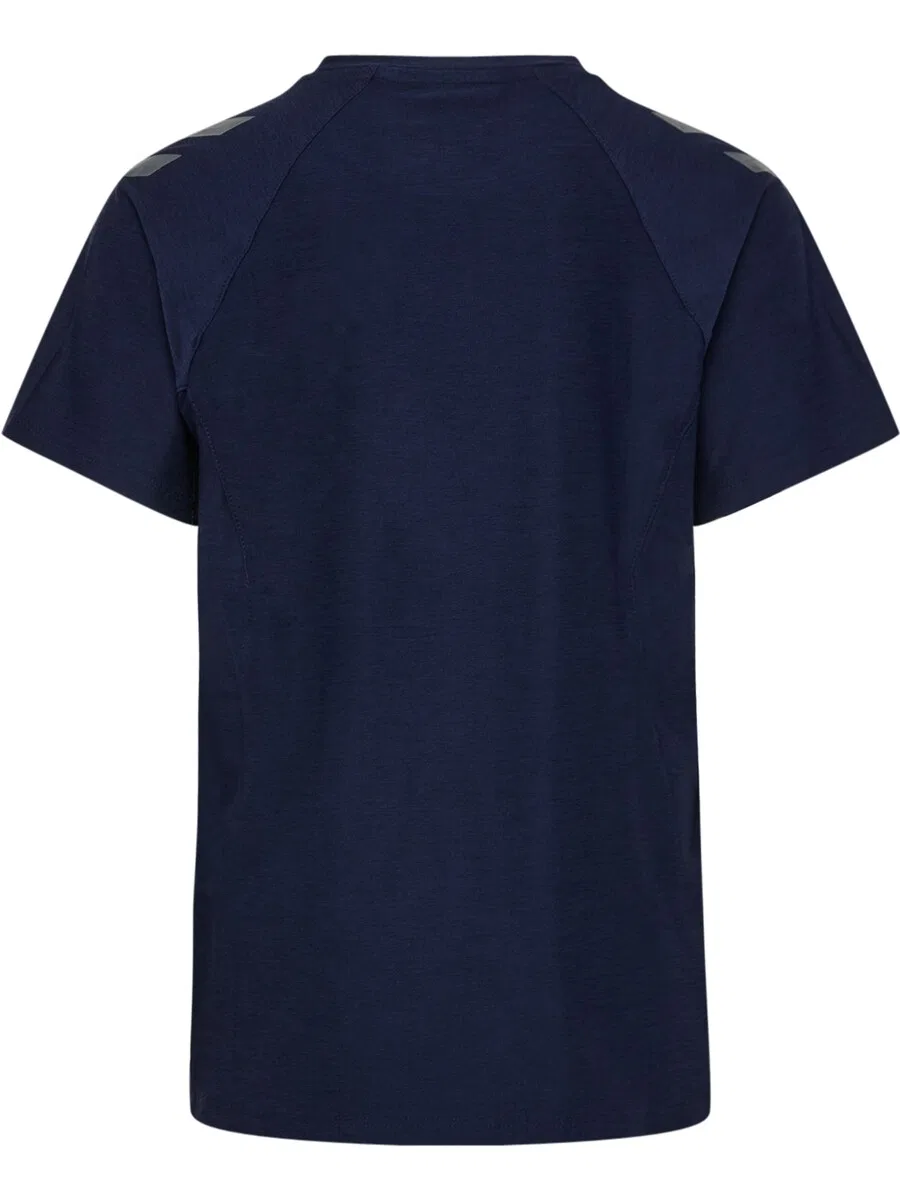 Спортивная футболка Hummel Performance Shirt 'Cima 2.0' темно-синего цвета — фото 2