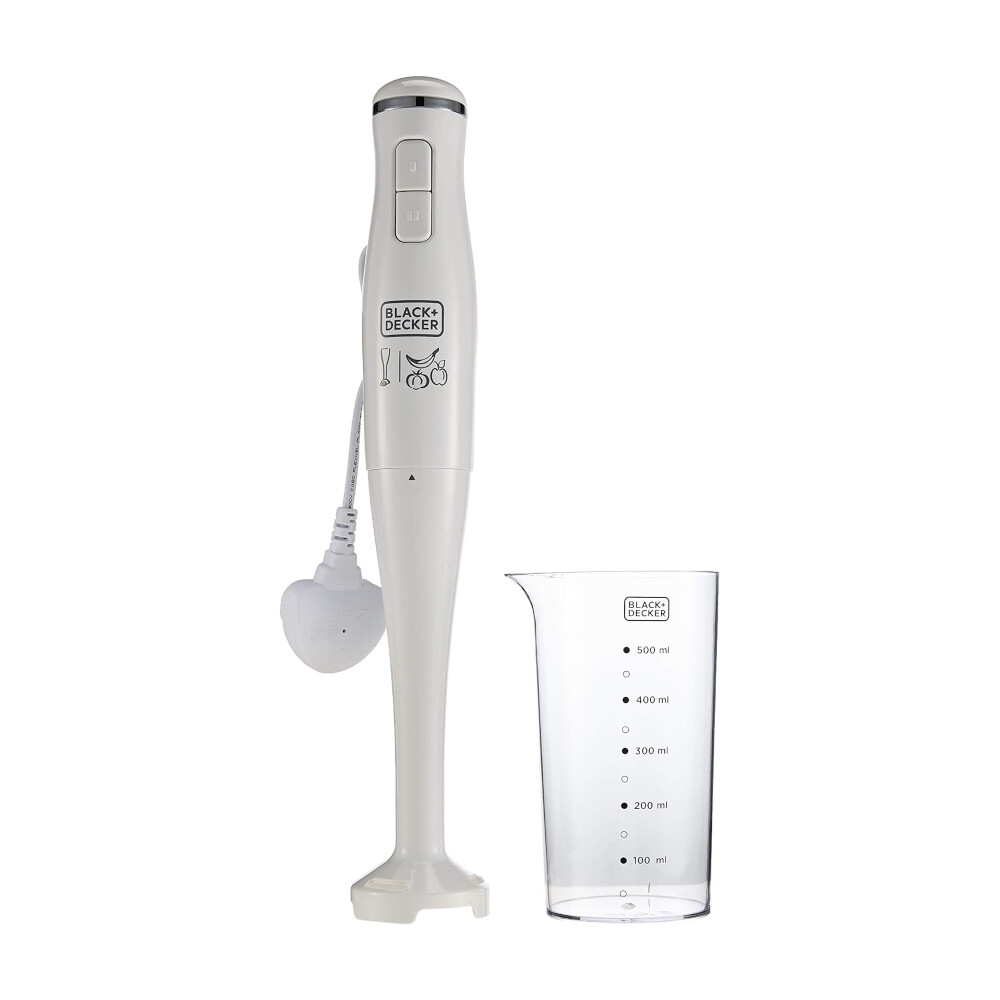

Погружной блендер Black+Decker SB2500-B5, белый