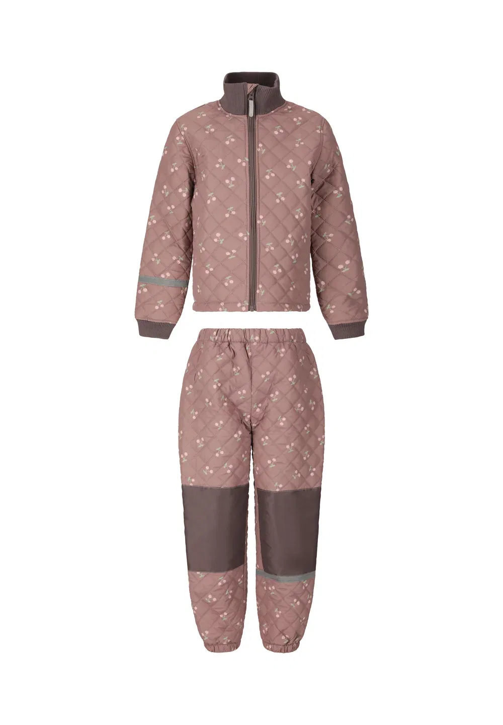 Комплект Steppjacke Stockland унисекс - зимний комбинезон Zigzag, Twilight Mauve