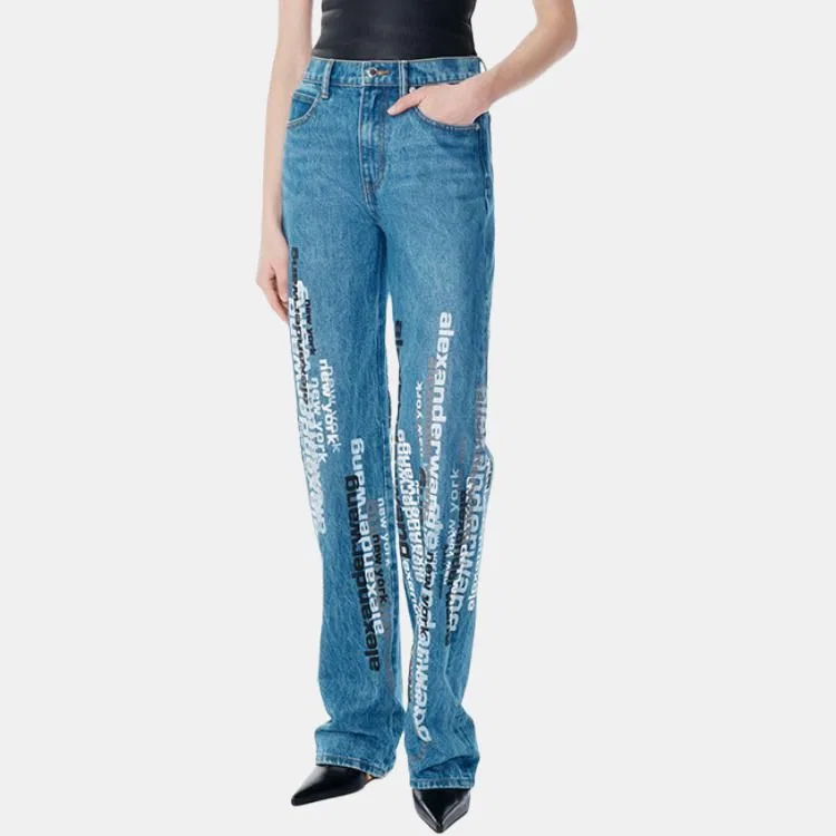 Женские джинсы Alexander Wang, Dark Blue — фото 3
