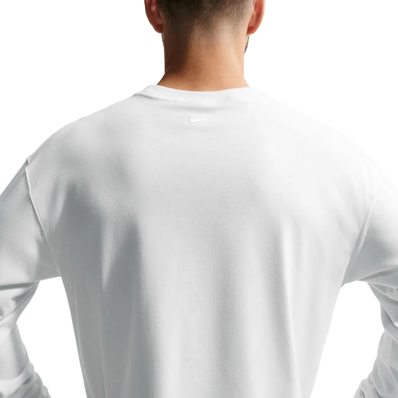 Футболка с длинным рукавом мужская Dri-FIT M90 Nike, белый — фото 2