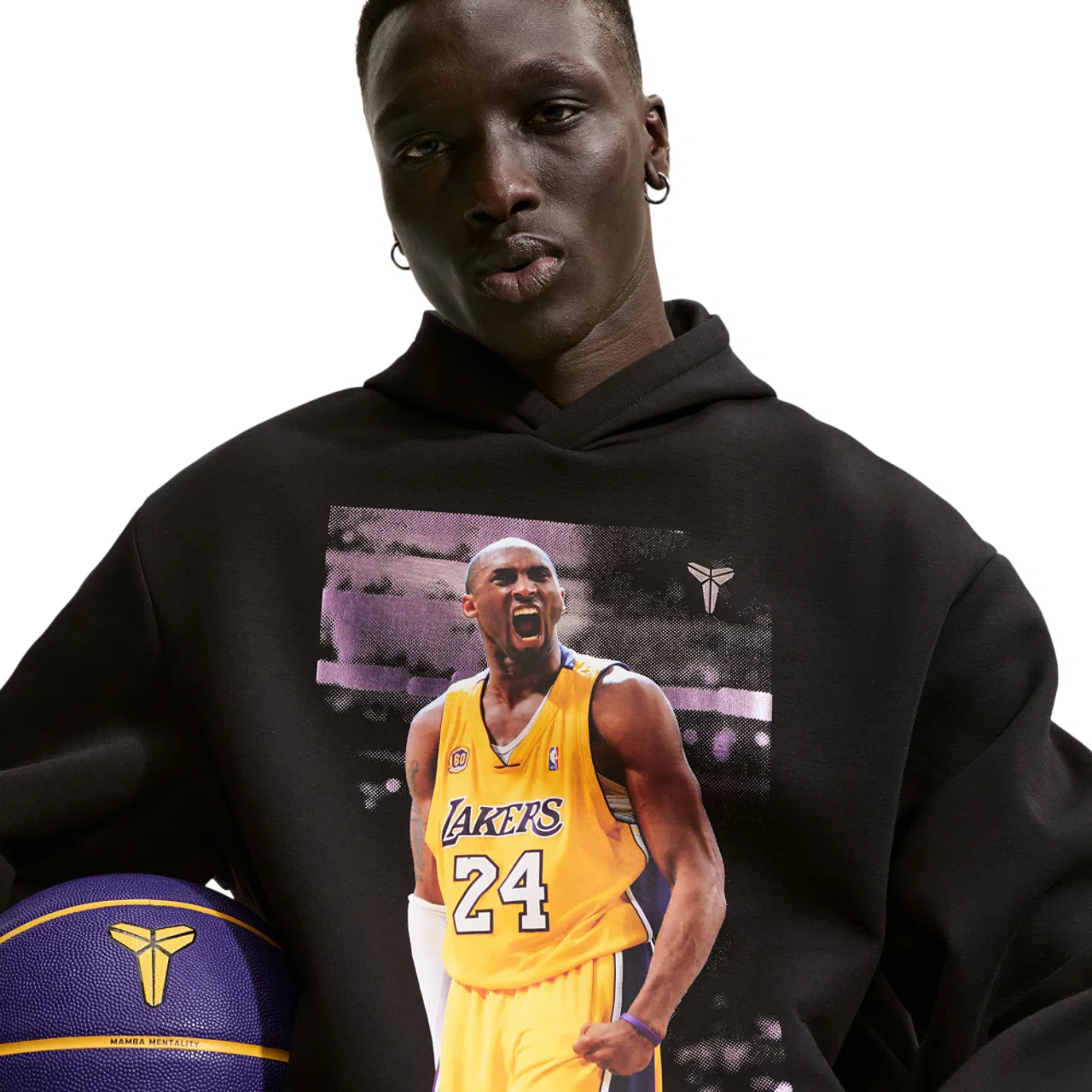 Мужское худи Kobe Dri-FIT SSNL1 Fleece PO Nike, черный — фото 3
